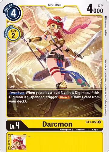 Darcmon (BT1-053 U), Release Special Booster 1.0 — Digimon card price