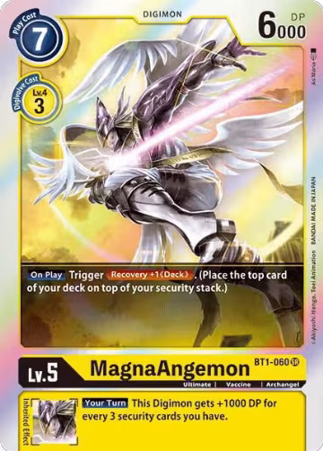MagnaAngemon - BT1-060 (BT1-060 SR), Release Special Booster 1.0 — Digimon card price