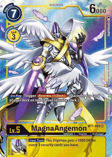 MagnaAngemon (Alternate Art) (BT1-060 SR), Release Special Booster 1.0 — Digimon card price