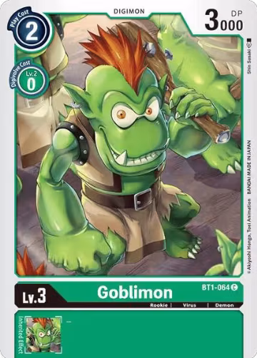 Goblimon (BT1-064 C), Release Special Booster 1.0 — Digimon card price