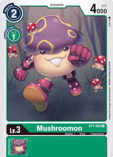 Mushroomon (BT1-065 C), Release Special Booster 1.0 — Digimon card price