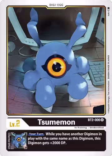 Tsumemon (BT2-006 R), Release Special Booster 1.0 — Digimon card price