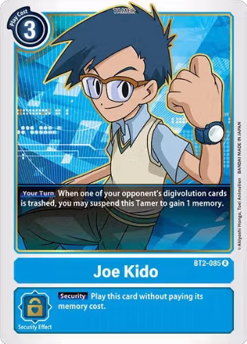 Joe Kido - BT2-085 (BT2-085 R), Release Special Booster 1.0 — Digimon card price