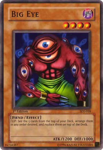 Big Eye (SDJ-018), Starter Deck: Joey — Yu-Gi-Oh! card price