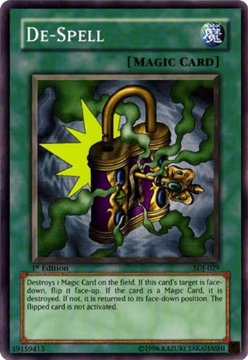De-Spell (SDJ-029), Starter Deck: Joey — Yu-Gi-Oh! card price