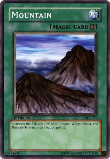 Mountain (SDJ-037), Starter Deck: Joey — Yu-Gi-Oh! card price