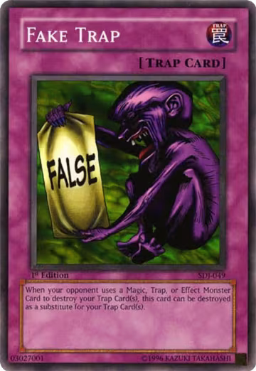 Fake Trap (SDJ-049), Starter Deck: Joey — Yu-Gi-Oh! card price