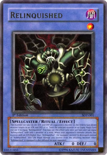 Relinquished (SDP-001), Starter Deck: Pegasus — Yu-Gi-Oh! card price