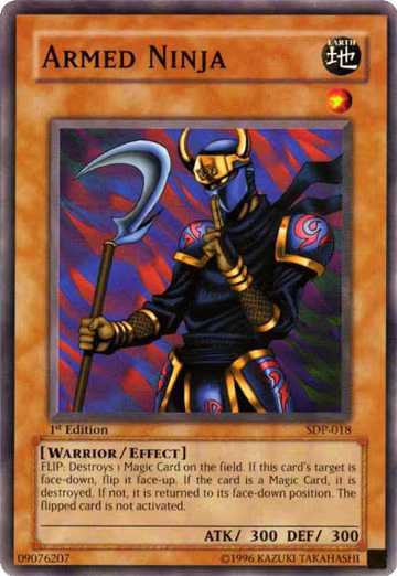 Armed Ninja (SDP-018), Starter Deck: Pegasus — Yu-Gi-Oh! card price