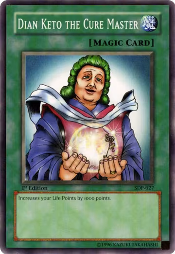 Dian Keto the Cure Master (SDP-027), Starter Deck: Pegasus — Yu-Gi-Oh! card price