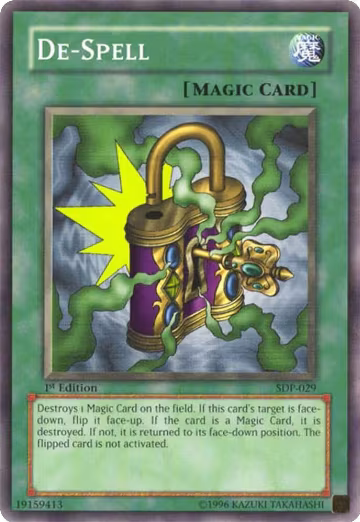 De-Spell (SDP-029), Starter Deck: Pegasus — Yu-Gi-Oh! card price