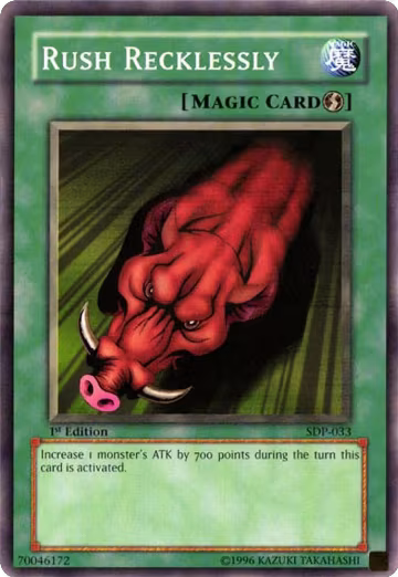 Rush Recklessly (SDP-033), Starter Deck: Pegasus — Yu-Gi-Oh! card price