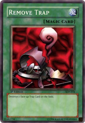 Remove Trap (SDP-034), Starter Deck: Pegasus — Yu-Gi-Oh! card price