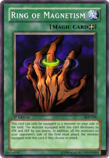 Ring of Magnetism (SDP-039), Starter Deck: Pegasus — Yu-Gi-Oh! card price