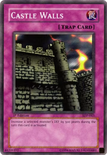 Castle Walls (SDP-043), Starter Deck: Pegasus — Yu-Gi-Oh! card price