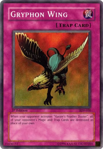Gryphon Wing (SDP-050), Starter Deck: Pegasus — Yu-Gi-Oh! card price