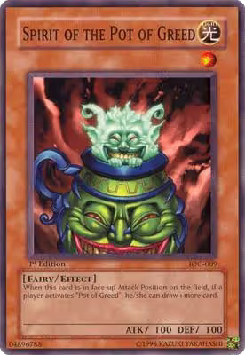 Spirit of the Pot of Greed (IOC-009), Invasion of Chaos — Yu-Gi-Oh! card price