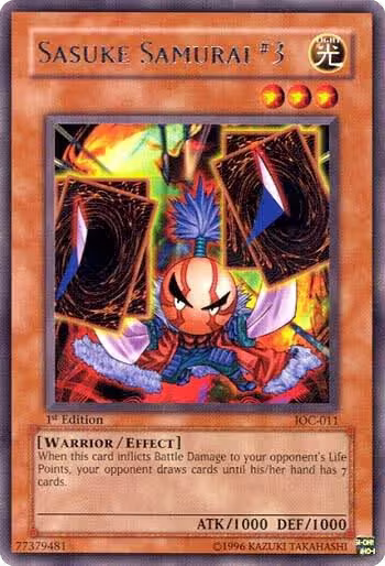 Sasuke Samurai #3 (IOC-011), Invasion of Chaos — Yu-Gi-Oh! card price