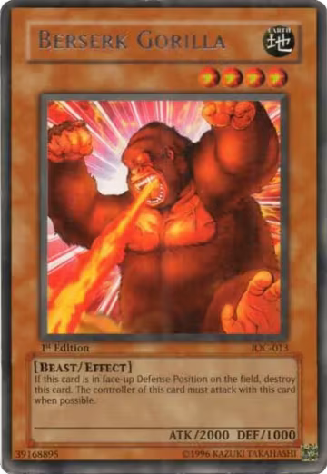 Berserk Gorilla (IOC-013), Invasion of Chaos — Yu-Gi-Oh! card price