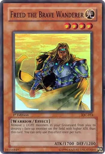 Freed the Brave Wanderer (IOC-014), Invasion of Chaos — Yu-Gi-Oh! card price