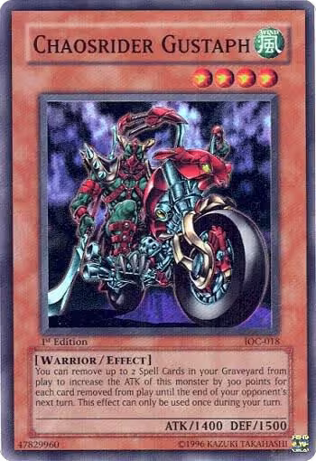 Chaosrider Gustaph (IOC-018), Invasion of Chaos — Yu-Gi-Oh! card price