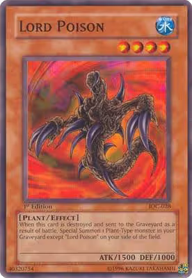 Lord Poison (IOC-028), Invasion of Chaos — Yu-Gi-Oh! card price