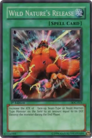 Wild Nature's Release (IOC-033), Invasion of Chaos — Yu-Gi-Oh! card price