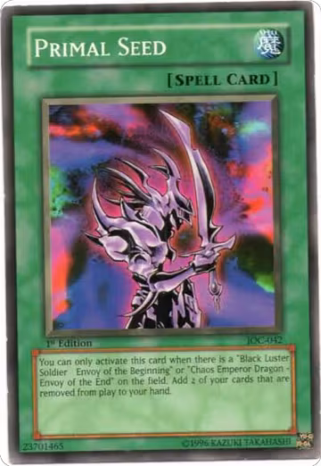 Primal Seed (IOC-042), Invasion of Chaos — Yu-Gi-Oh! card price