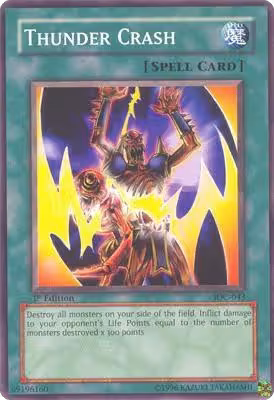 Thunder Crash (IOC-043), Invasion of Chaos — Yu-Gi-Oh! card price