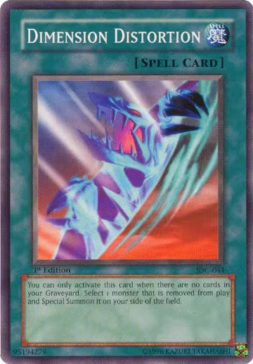 Dimension Distortion (IOC-044), Invasion of Chaos — Yu-Gi-Oh! card price