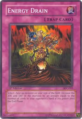 Energy Drain (IOC-055), Invasion of Chaos — Yu-Gi-Oh! card price