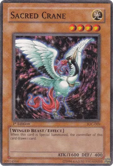 Sacred Crane (IOC-069), Invasion of Chaos — Yu-Gi-Oh! card price