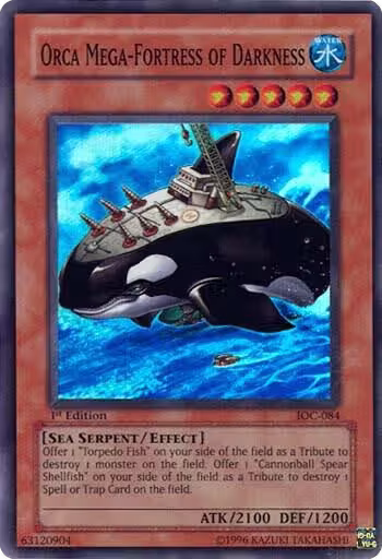 Orca Mega-Fortress of Darkness (IOC-084), Invasion of Chaos — Yu-Gi-Oh! card price