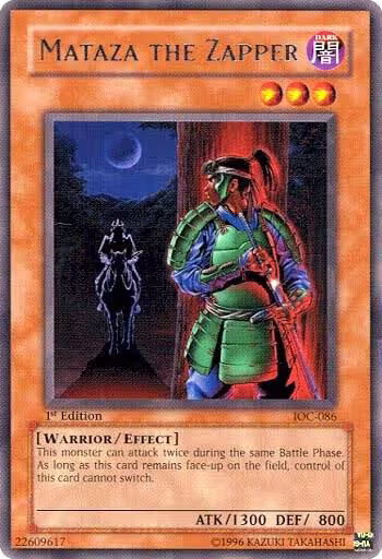 Mataza the Zapper (IOC-086), Invasion of Chaos — Yu-Gi-Oh! card price