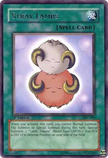 Stray Lambs (IOC-092), Invasion of Chaos — Yu-Gi-Oh! card price