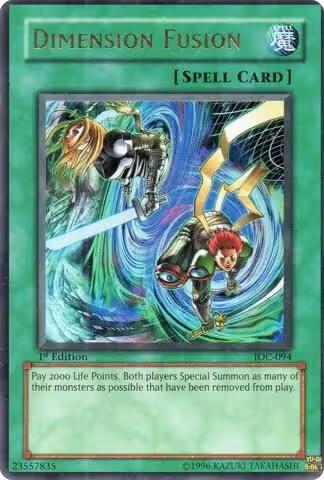 Dimension Fusion (IOC-094), Invasion of Chaos — Yu-Gi-Oh! card price