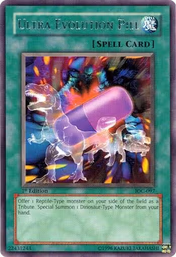 Ultra Evolution Pill (IOC-097), Invasion of Chaos — Yu-Gi-Oh! card price