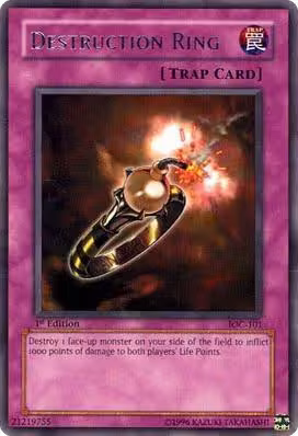 Destruction Ring (IOC-101), Invasion of Chaos — Yu-Gi-Oh! card price