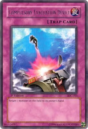 Compulsory Evacuation Device (IOC-103), Invasion of Chaos — Yu-Gi-Oh! card price