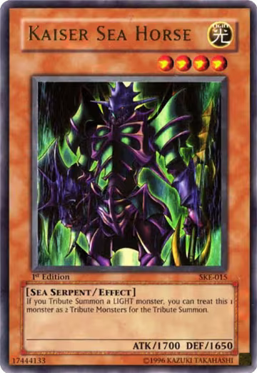 Kaiser Sea Horse (SKE-015), Starter Deck: Kaiba Evolution — Yu-Gi-Oh! card price
