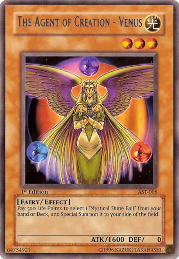 The Agent of Creation - Venus (AST-008), Ancient Sanctuary — Yu-Gi-Oh! card price
