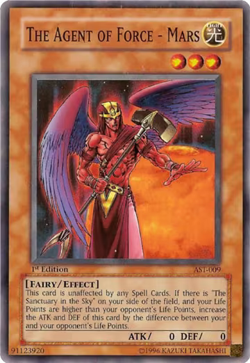 The Agent of Force - Mars (AST-009), Ancient Sanctuary — Yu-Gi-Oh! card price