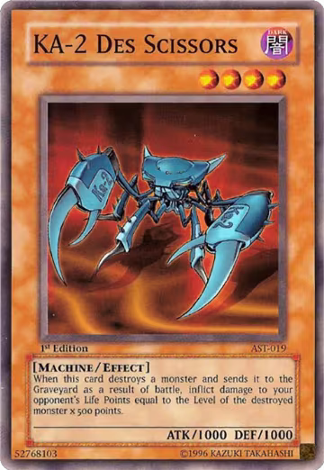 KA-2 Des Scissors (AST-019), Ancient Sanctuary — Yu-Gi-Oh! card price