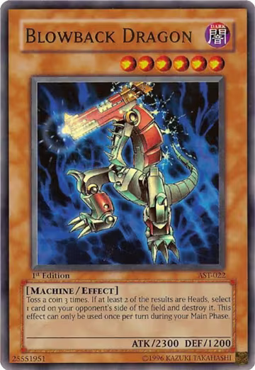 Blowback Dragon (AST-022), Ancient Sanctuary — Yu-Gi-Oh! card price