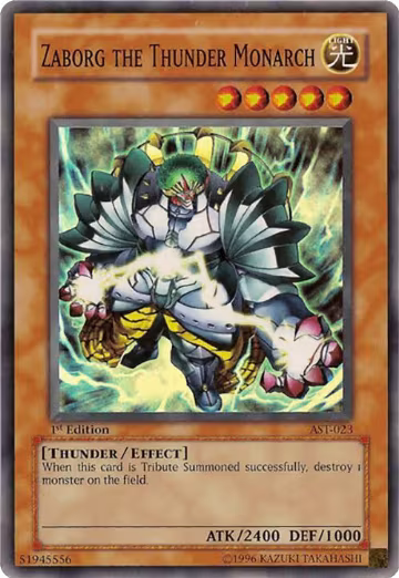 Zaborg the Thunder Monarch (AST-023), Ancient Sanctuary — Yu-Gi-Oh! card price