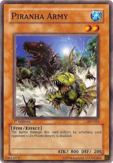 Piranha Army (AST-026), Ancient Sanctuary — Yu-Gi-Oh! card price
