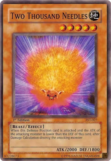 Two Thousand Needles (AST-027), Ancient Sanctuary — Yu-Gi-Oh! card price