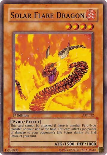 Solar Flare Dragon (AST-032), Ancient Sanctuary — Yu-Gi-Oh! card price