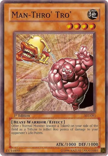 Man-Thro' Tro' (AST-081), Ancient Sanctuary — Yu-Gi-Oh! card price