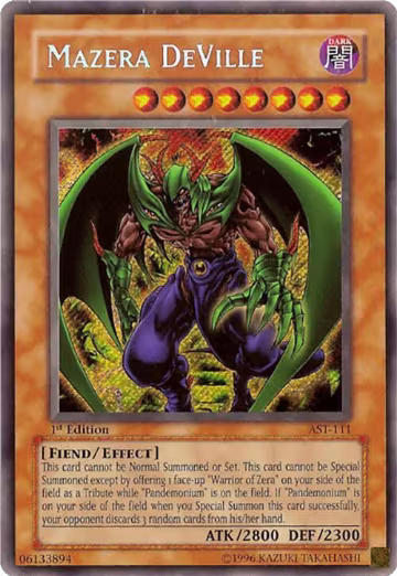 Mazera DeVille (AST-111), Ancient Sanctuary — Yu-Gi-Oh! card price